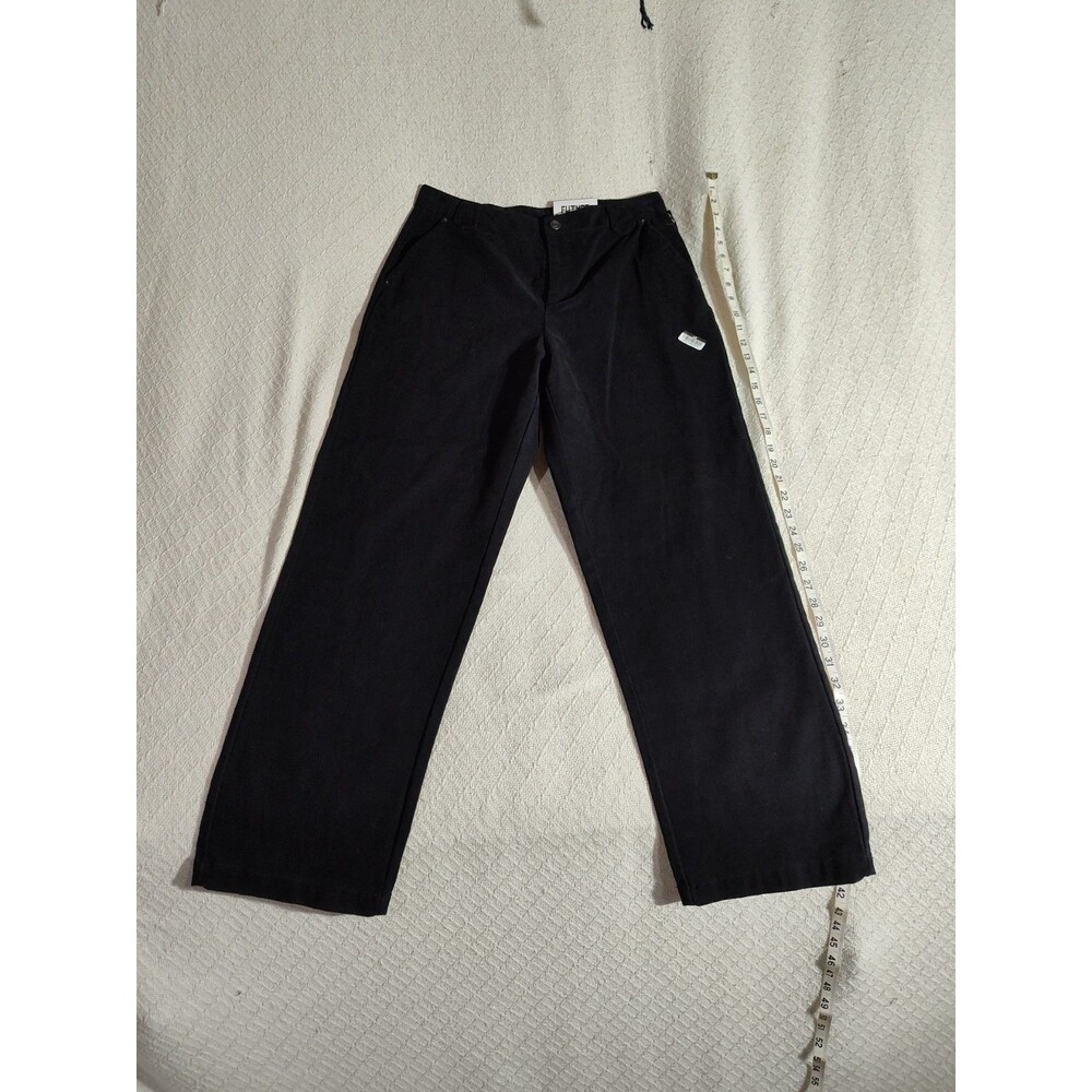 Future Collective Straight Leg Size 10 Brush Black Jeans
